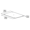 Hondenbed plank 42 afmetingen (093.1010)