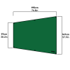 Heavy duty cover voor Eglu Classic - volledige lengte (810.0089)