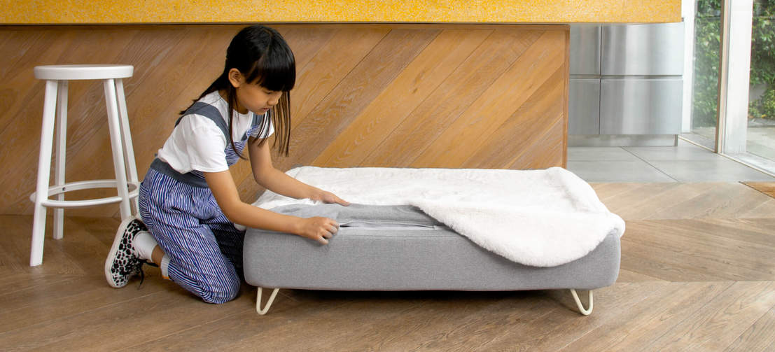 De toppers kunnen van het luxe traagschuim matras worden geritst, voor extra comfort en flexibiliteit