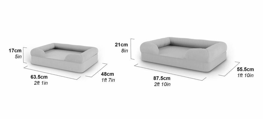 Bolster traagschuim kattenbed afmetingen Bolster traagschuim kattenbed afmetingen