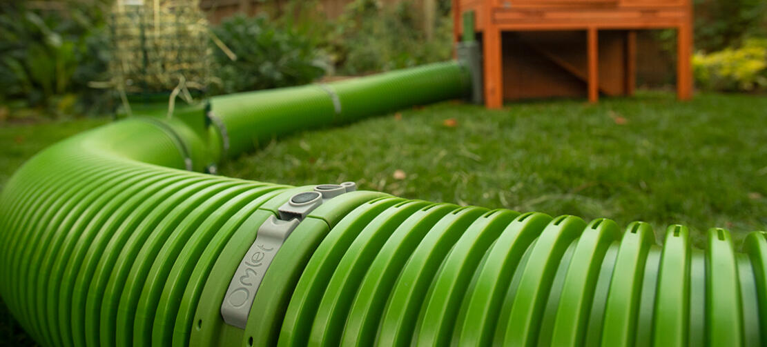 De stevige Zippi konijnen speelbuizen zijn volledig geventileerd en bieden bescherming tegen roofdieren