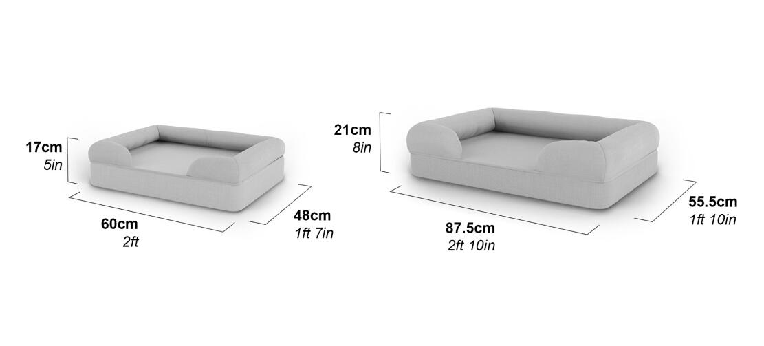 Bolster traagschuim kattenbed afmetingen