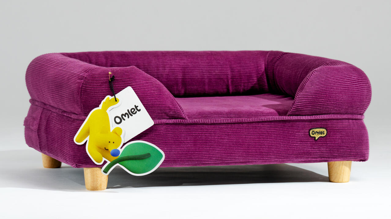 Traagschuim Bolsterbed voor honden Omlet