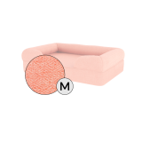 Omlet traagschuim hondenbed medium in perzik roze