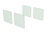 Zippi konijnenren uitbreidingspanelen - enkele hoogte - set van 4