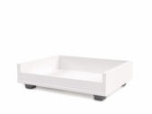 Een kleine Fido sofa hondenbed frame in wit