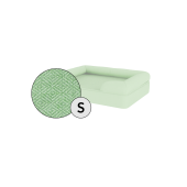 Omlet traagschuim hondenbed klein in matcha groen