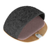 Freestyle indoor vloer tot plafond kattenboom faux schapenvacht roze platform den