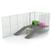 Zippi cavia box met Zippi platforms