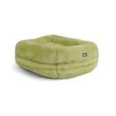Zacht Maya donut kattenbed groen