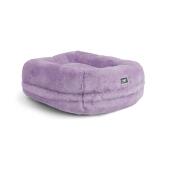 Zacht Maya donut kattenbed lila