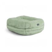 Omlet Lux ury superzacht donut kattenbed in mint gren kleur