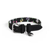 Medium midnight meadow designer hondenhalsband