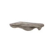Medium beige schapenvacht Topology topper voor traagschuim hondenbed