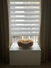 Gele donuts knop 