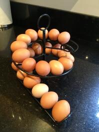 Heerlijke eieren van mijn meisjes