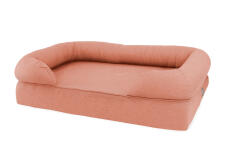 Perzik roze bolster bed voor katten