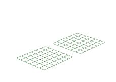 Zippi konijnenren onder vloerpanelen - set van 2