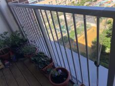 Balkon windscherm