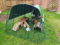 Hok met ren van 2m voor 3 cavia's