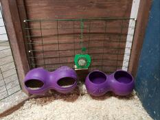 Purple glug and grub voeder- en drinkbakjes