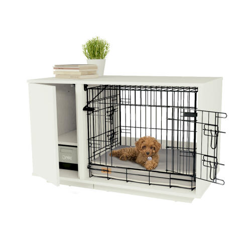 Fido Nook 24 met kist en kleerkast wit