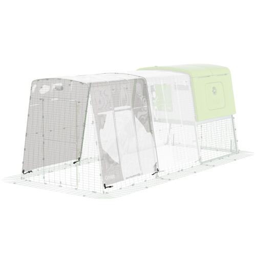 Eglu Cube grote kippenren uitbouw