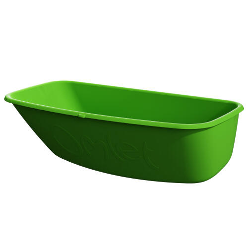 Groen Eglu Go kippendrinker ontworpen door Omlet