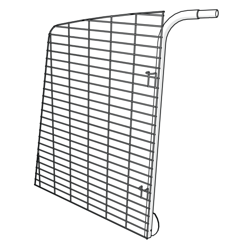 Deurframe linksboven met knopenlijst (114.0091)