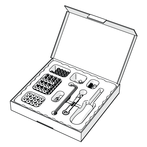 Eglu set pro-bevestigingsmiddelen (114.0114)