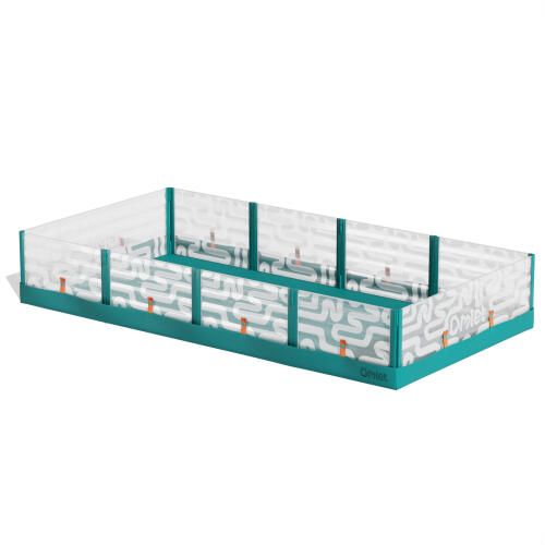 Grote box met vloer voor hamsters en kleine dieren