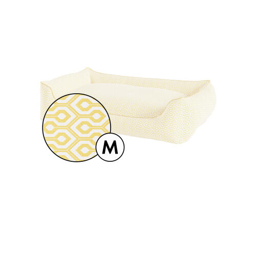 Medium nesthoes met honingraat pollenprint van Omlet.