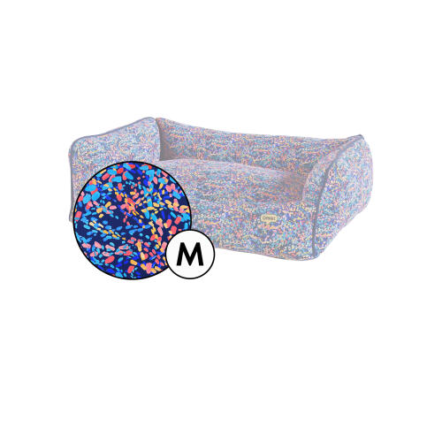Medium nesthoes in patterpaws neon print van Omlet.