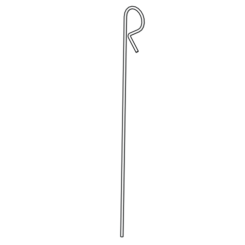 Loopdeur pin geel voor Eglu Go , Cube mk2, Classic & Go up