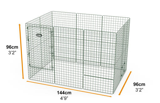 Zippi cavia box corall starterspakket - dubbele hoogte hoog