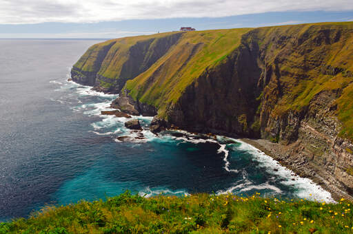 De prachtige kustlijn van newfoundland