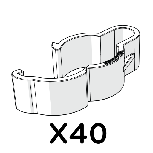 40 mighty clips d - buisklemmen (in zakjes) 810.0140.040