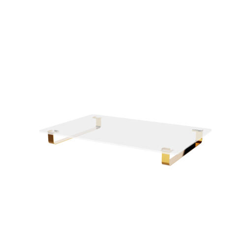 Omlet hondenbed frame met Gold metalen rail poten