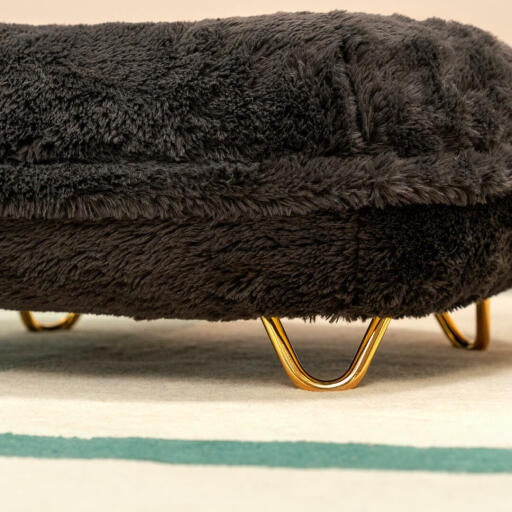 Waarom zou u de mand van uw kat niet een luxe touch geven, met deze glimmende gouden hairpin pootjes?