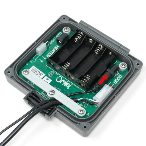 12v stroomvoorziening voor automatische deur
