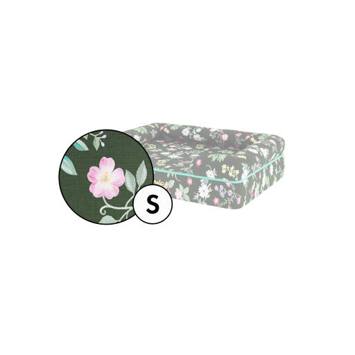 Bolster hondenbedovertrek klein - midnight meadow
