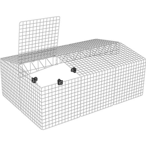 Zippi sloten bevestigd aan Zippi box