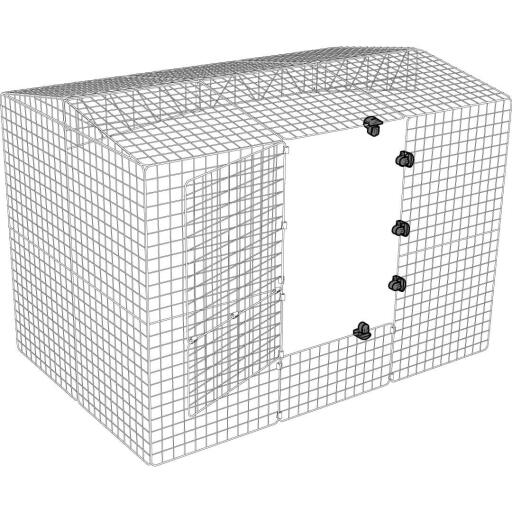 Zippi sloten bevestigd aan Zippi box