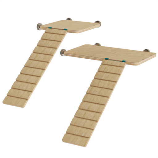 Kit met geavanceerde accessoires voor hamsterhabitat
