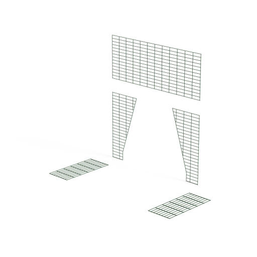 Eglu Cube kippenren aansluitset