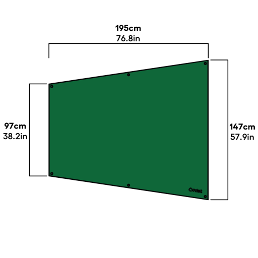 Heavy duty cover voor Eglu Classic - volledige lengte (810.0089)