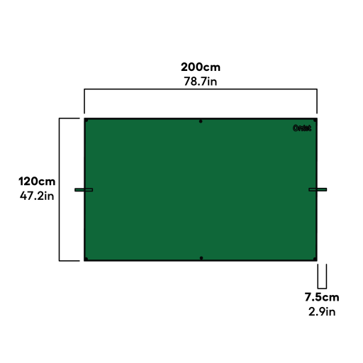 Windbreekkit voor zware wind voor kippenafscheidingen afmetingen (810.0106)