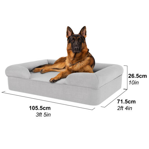 Grote bolster hondenbed afmetingen