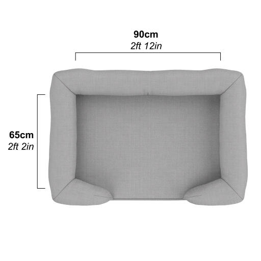 Grote bolster hondenbed afmetingen