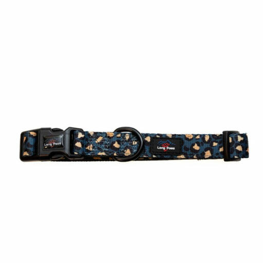 Funk the dog collar | leopard green & Gold